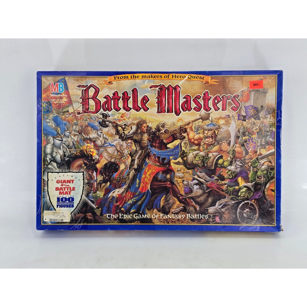 1992 Battle Masters Game by Milton Bradley COUNTED -Small damage TILES UNPUNCHED
